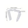 50 Pcs Windproof Fixed Light Clips Christmas String Light Hanger Hooks Waterproof Light String Clips For Roof String Lights
