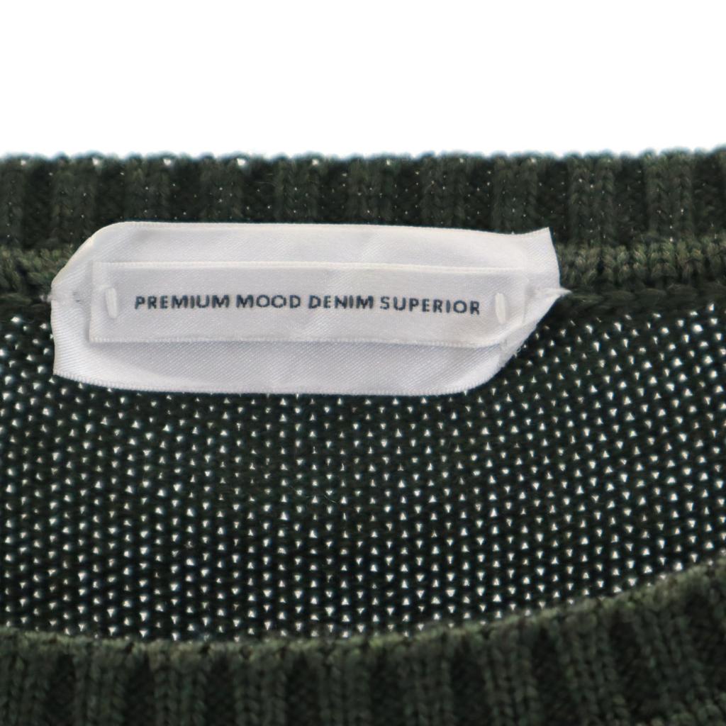 PREMIUM MOOD DENIM SUPERIOR Made In Italy Long Sleeve Sweater L Knit Men's Used