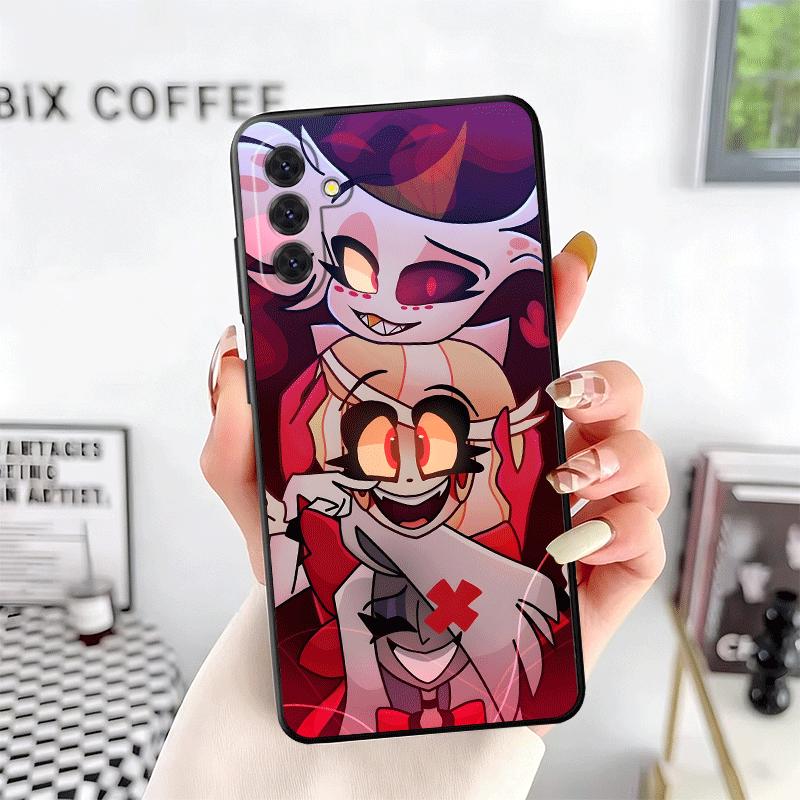 Hazbin Hotel Anime Soft Phone Case for Samsung A17 A37 A57 A16 A26 A36 A56 A15 A25 A35 A55 A14 A24 A34 A54 A13 A23 A33 A53 A52 A
