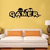 Gamer Wall Sticker for Boy Children's Room Decoration Mural Art Decals Wallpaper Cartoon Game Room Stickers