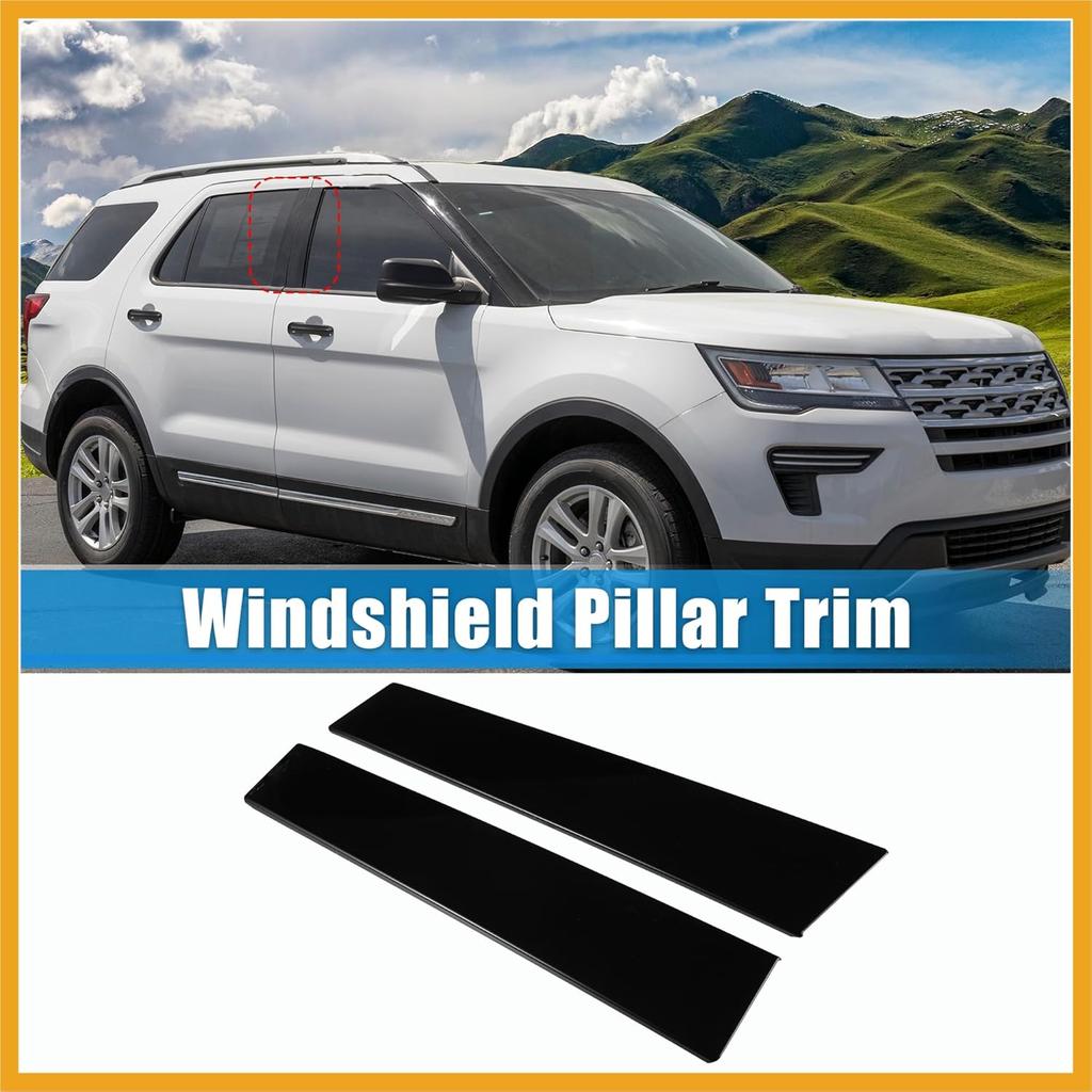 1 Paar Windschutzscheiben-B-Säulen-Verkleidung NEIN.BB5Z-7820555-BB/BB5Z-7820554-AB Tür-Außenverkleidung für Ford Explorer 2011-2017 Links und Rechts Ersatz