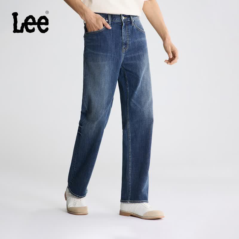 Lee Men s 762 Loose Straight-Leg Mid Blue Jeans 29