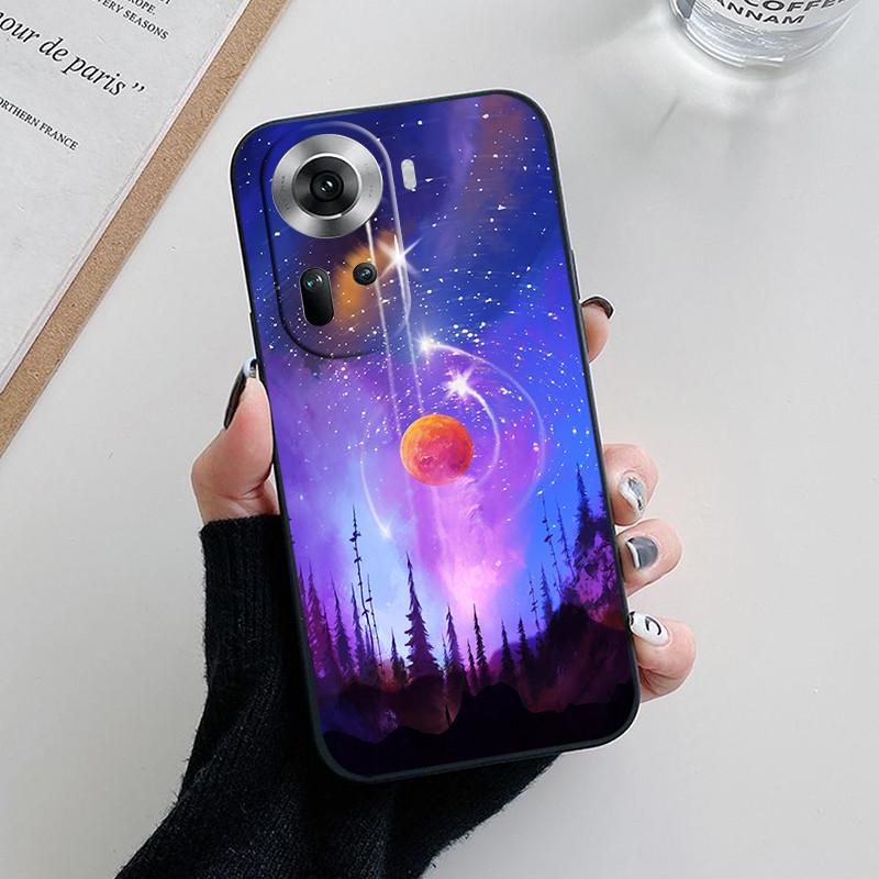 For Oppo Reno 11 5G Case CPH2599 Fashion Soft Silicone Back Cases for Oppo Reno11 Pro Reno 11F Reno11 F Phone Cover etui Fundas