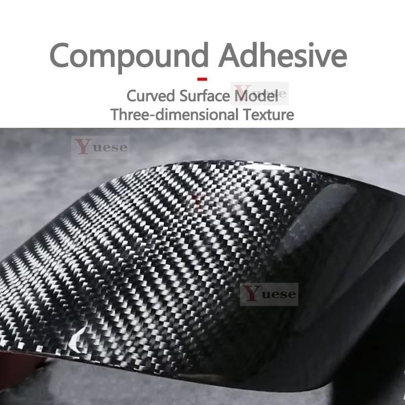 For Lexus RC Car Engine Start Stop Button Cover Real Carbon Fiber Sticker 2014 2015 2016