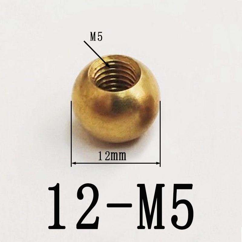 1PCS Brass Thread Hole Ball For CNC Later Machine