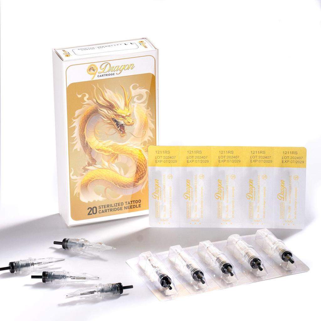 9Dragon Profesionálna modrá jednorazová tetovacia ihlová pero na výšivku obočia