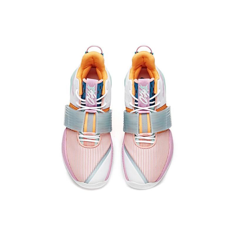 ANTA Shock The Game 4.0 'White Pink Blue' Sneakers 112031108-5