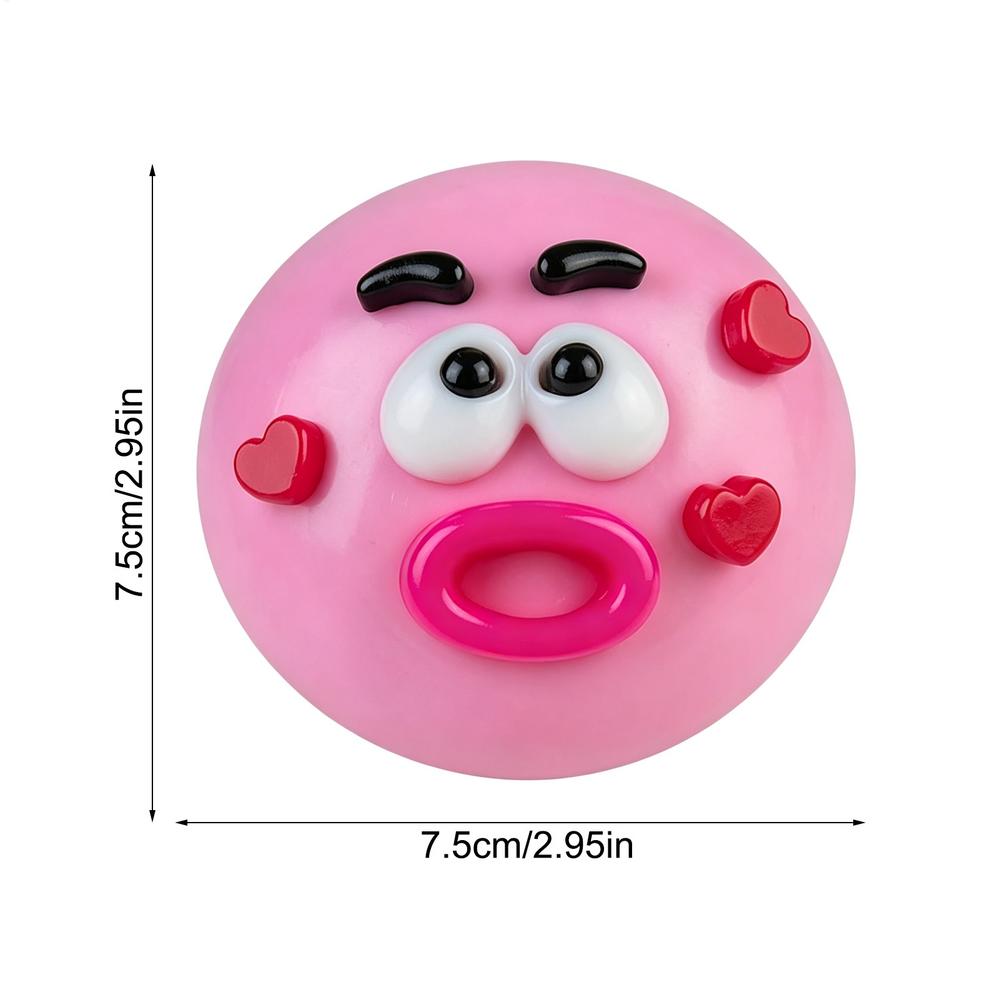 Langzaam Stijgende Squishy Knijpspeeltje Schattige Fidget Stressbal Draagbaar Ontspanningsgadget Zacht Decompressiespeeltje voor Thuis Kinderen Volwassenen