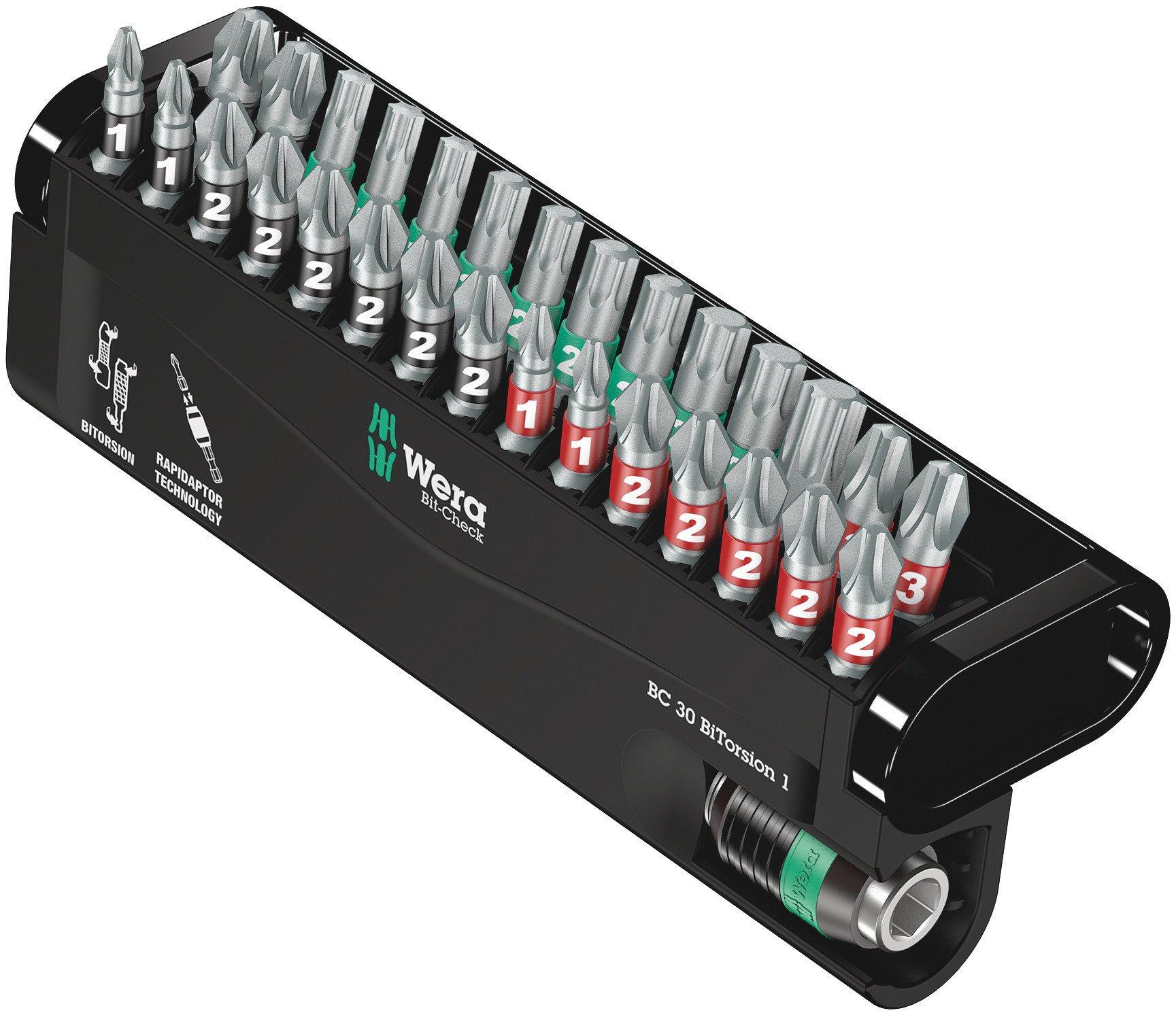 

Wera 05057430001 Bit Torsion Bit Check Set 30 pieces 889/4
