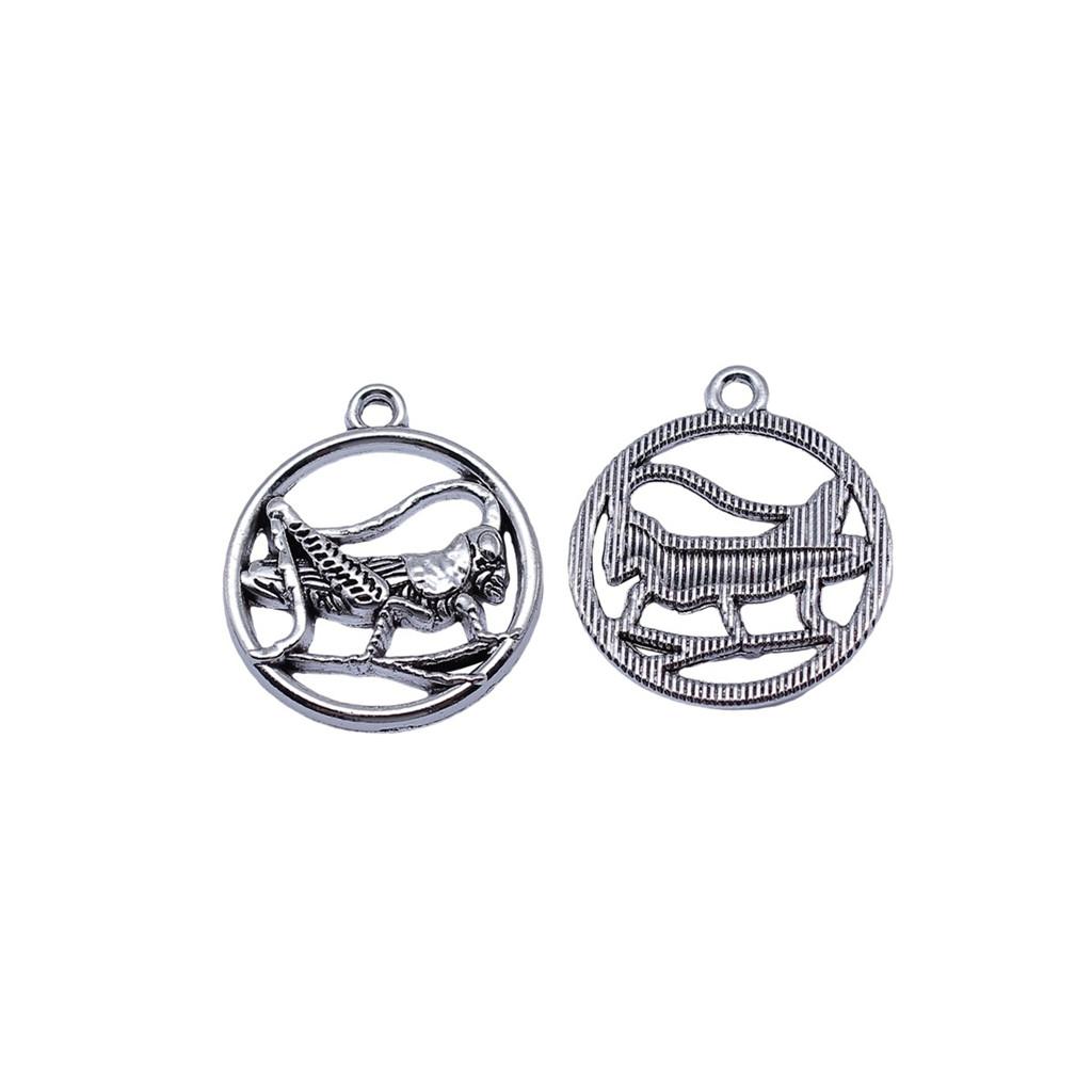 Frogs Insects Charms Vintage Alloy Pendants For Reptile Themed Jewelry