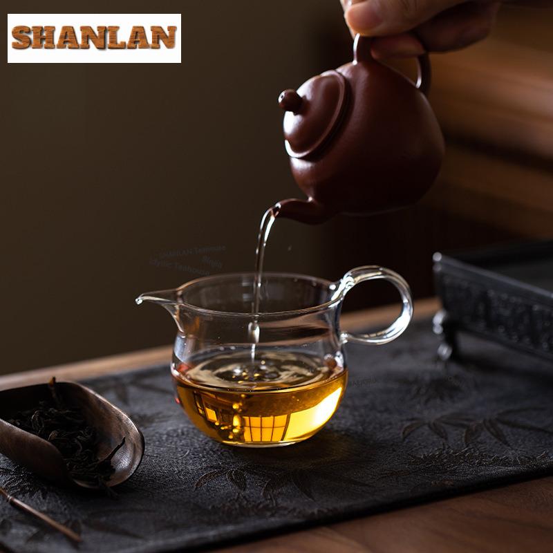 150ml High Borosilicate Glass Tea Pitcher Tea Divider Cha Hai Dispenser Justice Cup Fair Mug Tea Items Ornaments Accessories