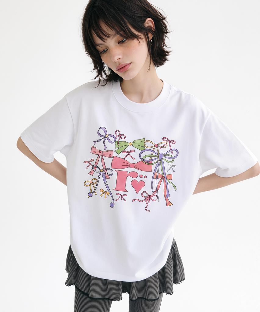 RANDOMOFF Ribbon Shower T-Shirt (2Color)