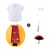 Children'S Chinese Style Performance Clothes, Primary School Students' Sports Meeting Boys And Girls' National Tide Horse Skirt, Hanfu Tang Clothing M