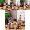 Bean Adorable Coffee Gnome Figurine Cozy Home Accent With Rustic Design Cloth