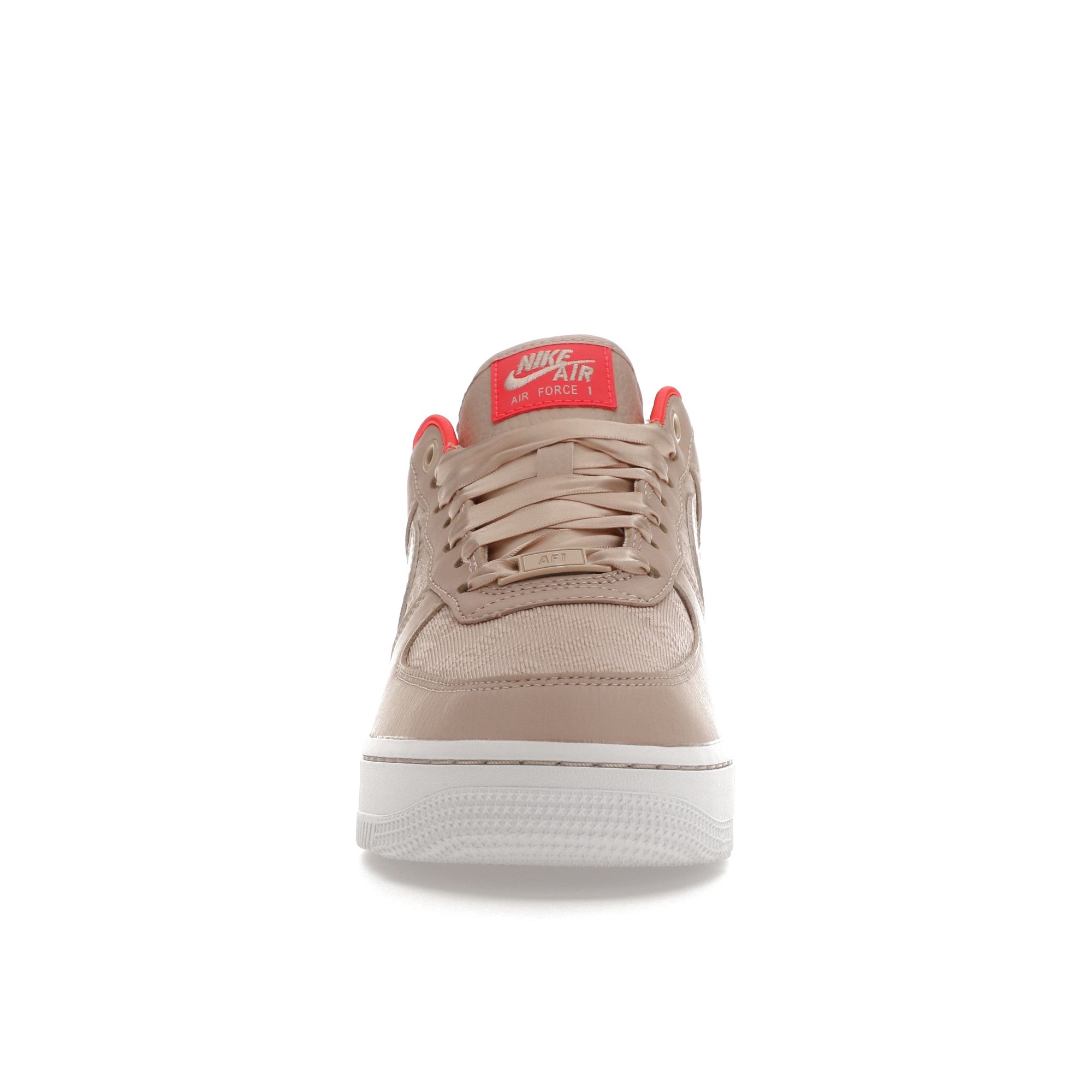 Женские кроссовки Nike Air Force 1 07 Fossil Stone Laser Crimson Pink White DQ7782-200 — фото 3