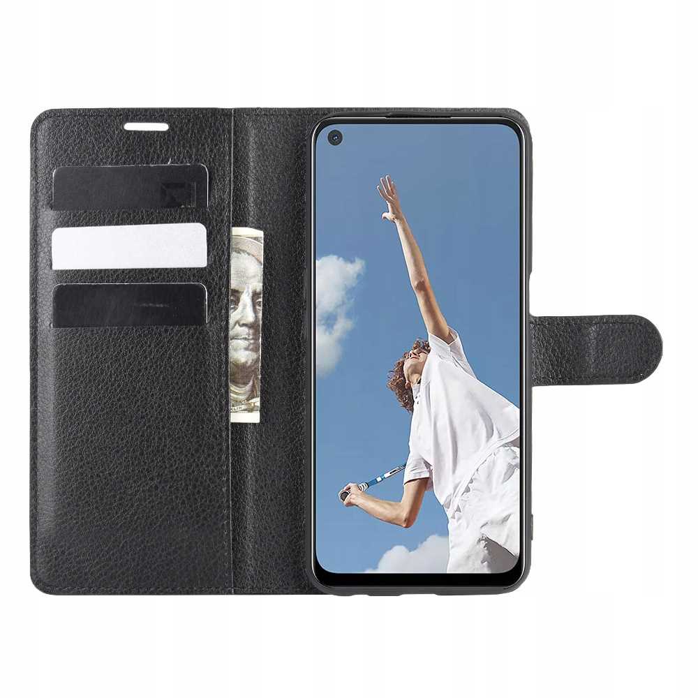 Litchi Oppo A52/A72/A92 Czarny