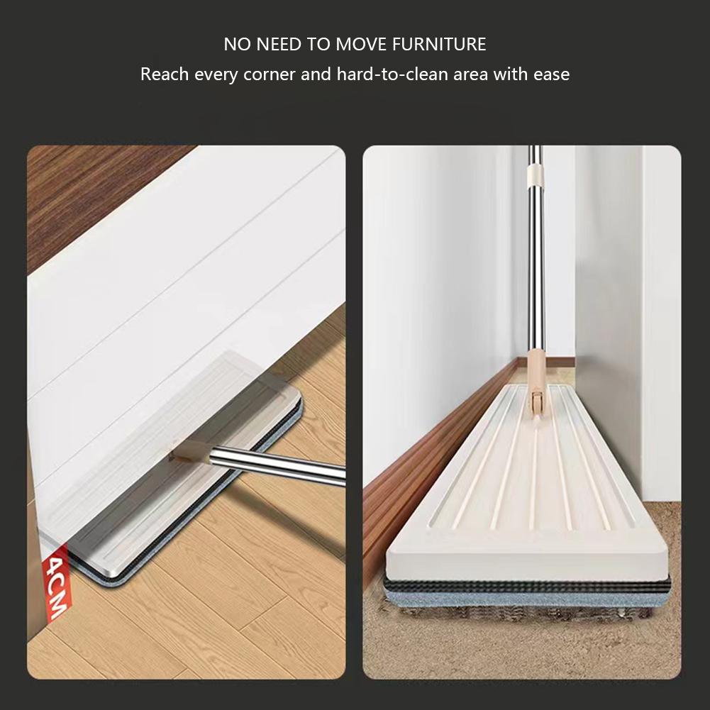 Multi-functional Flat Squeeze Mop with Bucket Floor Cleaning Mop Bucket Sets Household Cleaning Tool Floor Cleaning Cloth Pads