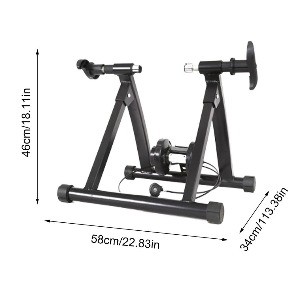 

Bike Trainer Steel Ultra Silent Bicycle Trainer with Magnetic Flywheel Cycling Trainer Stand Bicycle Accessories Turn Your Bike чёрный