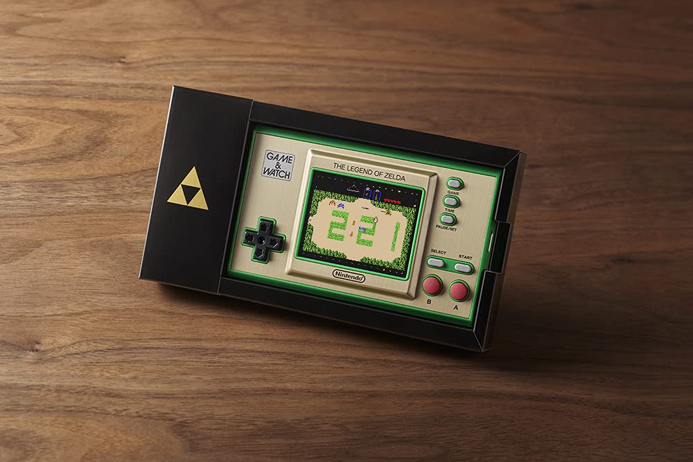 Game Watch The Legend of Zelda Genuine Leather Keychain Legend of Acrylic Smartphone & + (The Zelda) (Includes Stand)