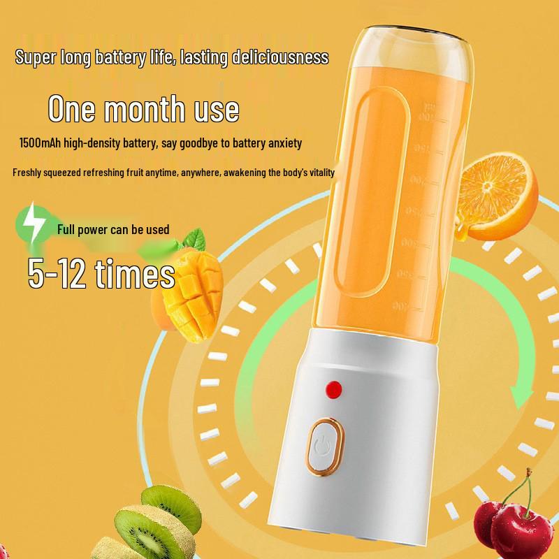 Compact Rechargeable Multi-Function Juicer & Ice Crusher for Baby Food, Smoothies, and Fruit Juice