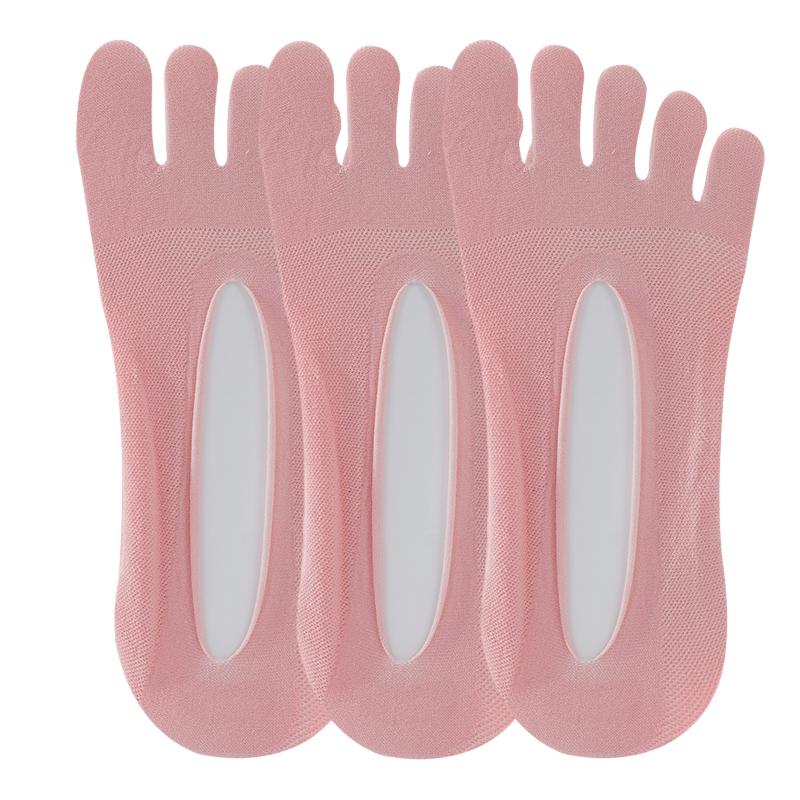 

3/5 пар летних невидимых носков с пальцами для женщин и девушек, хлопковые, тонкие, однотонные, мягкие, с мелким вырезом, дышащие, дезодорирующие, носки-невидимки с 5 пальцами One size