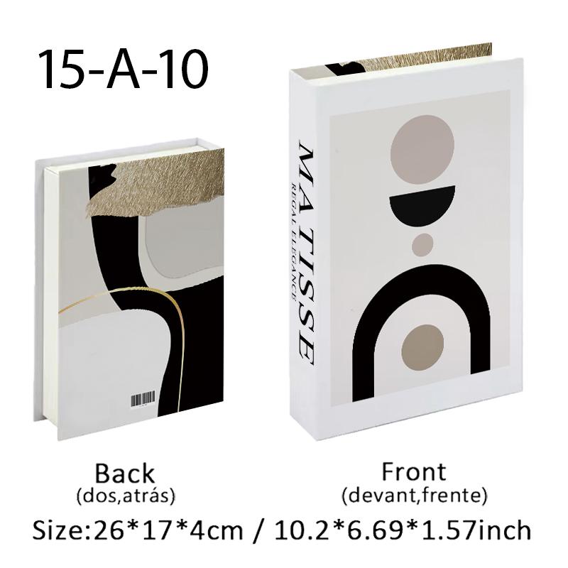 Bauhaus Decorative Books Open Luxury Fake Book Storage Box Home Decor Matisse Boho Monet Coffee Table Shelf Interior Decoration