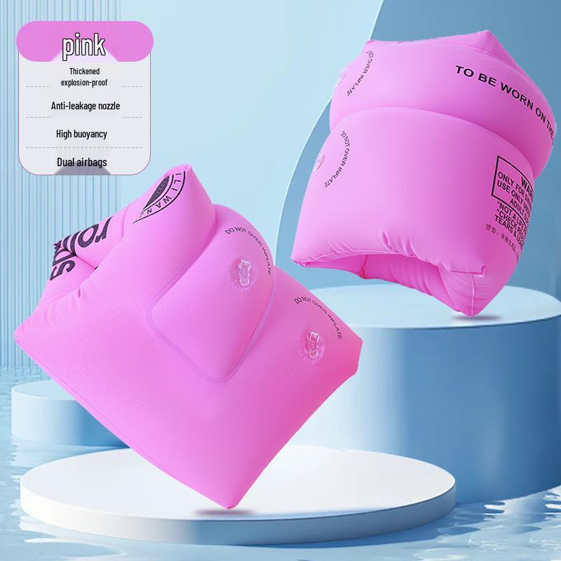 Dicke aufblasbare Wassermanschetten: Doppelairbag-Schwimmärmel für Erwachsene und Kinder