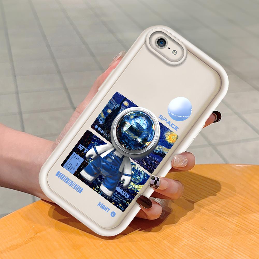 

Мягкий силиконовый квадратный чехол с рисунком лестницы для телефона, полное покрытие камеры, противоударный защитный резиновый чехол для iPhone Infinix Tecno OnePlus Google Pixel 7 белый