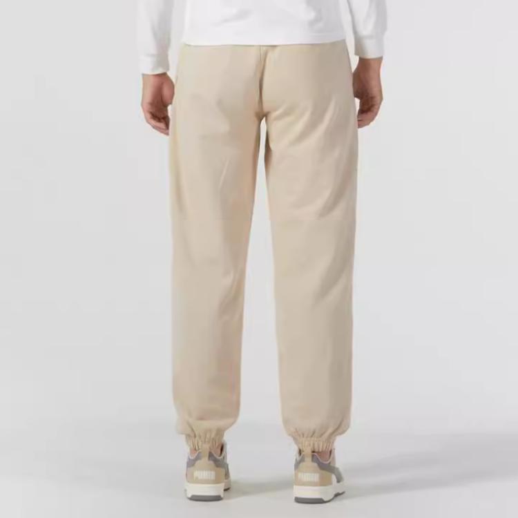 Puma Sports Lifestyle Series Letter Print Crew Neck Short Sleeve T-Shirt Men Tops Khaki 625252-88