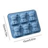 Silicone 3D Highland Cow Ice Cube Tray Soft Elasticity Highland Cattle Casting Moulds for Chocolate Candy Jelly Homemade Treats