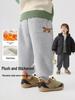 2025 Boys' Fleece-Lined Winter Sweatpants: Thick, Warm, Sports Style for Children and Toddlers