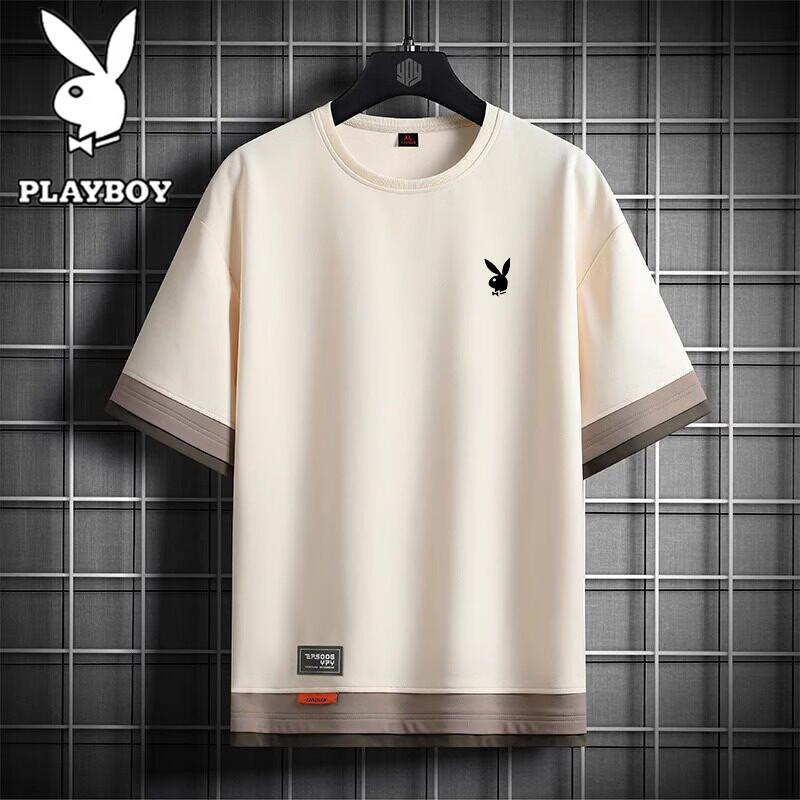 PLAYBOY Men s Summer Lightweight T-Shirt M