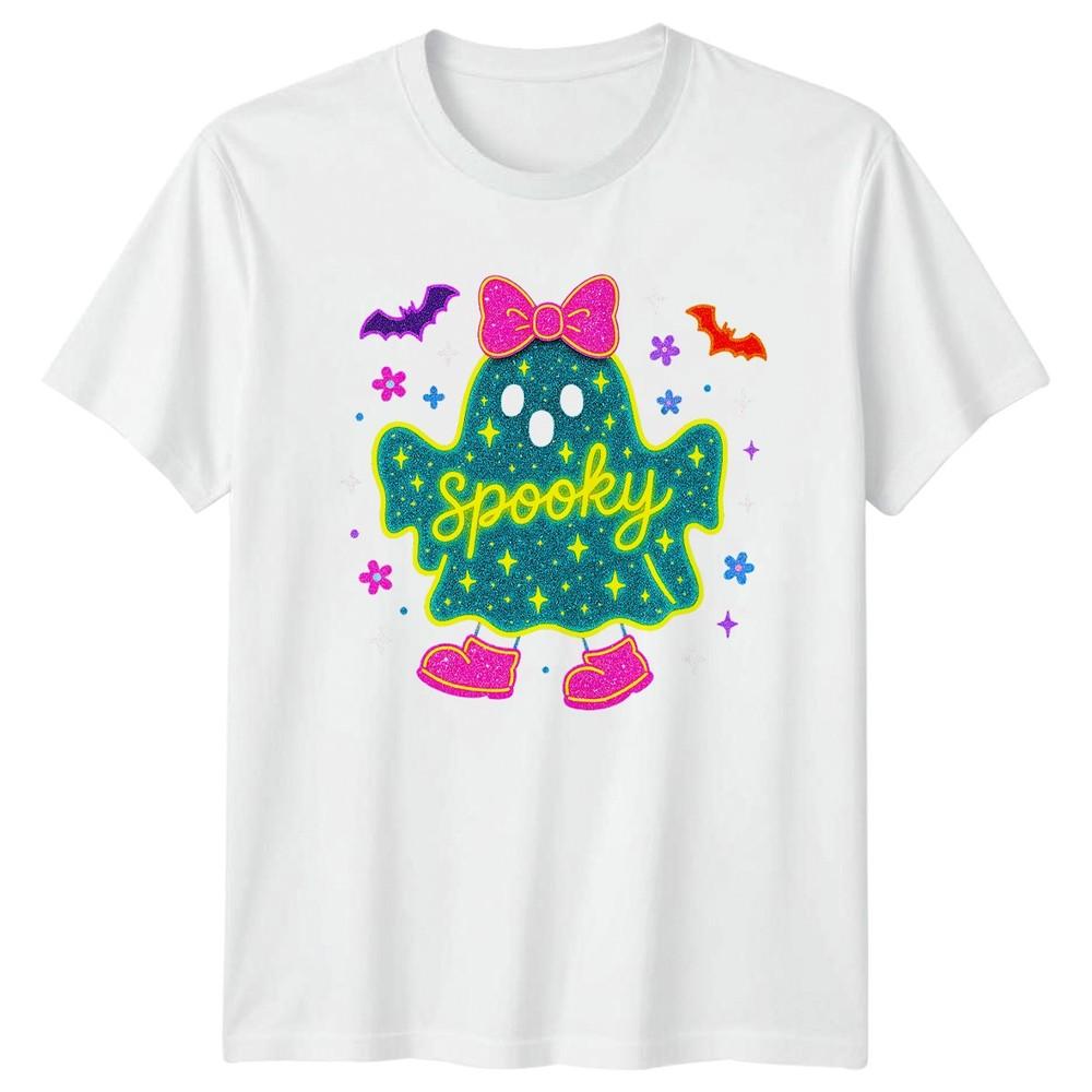 Spooky Ghost Halloween Holidays Unisexs TShirt Unisexs Tee Graphic Unisex S