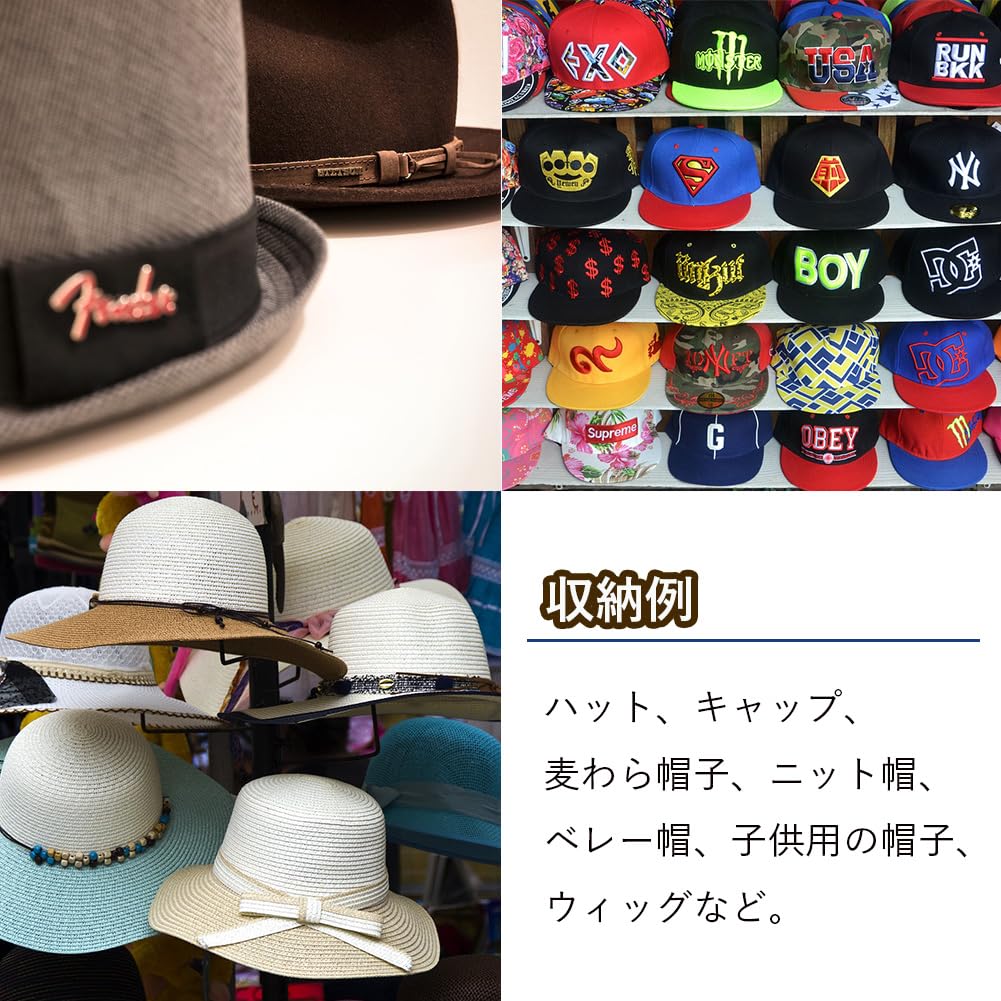 Hat Wig Personal Flea Stylish [Aupuru] Stand, Stand, Rattan, Store, Shop, Fixtures, DIY, Handmade, Sales, Market, Photography, Hanging, Storage,