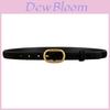 Elegant Leather Belt For Women With Alloy Buckle For Casual And Office Wear