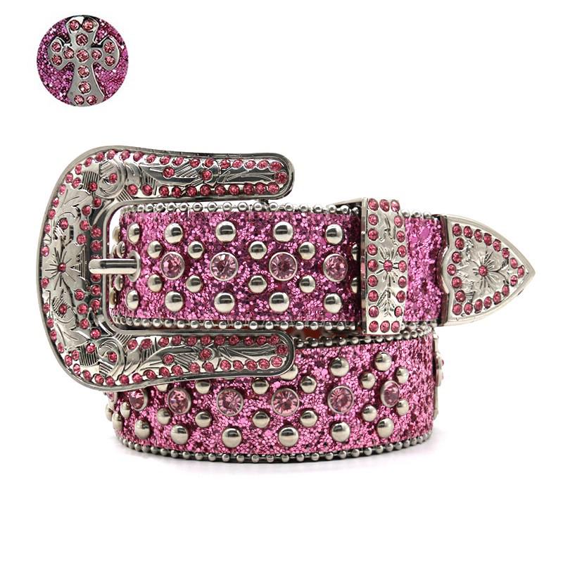 

Гуанчжоу Стразы Хип-хоп Панк Стиль Ручной работы Кожаный Пояс 105 cm