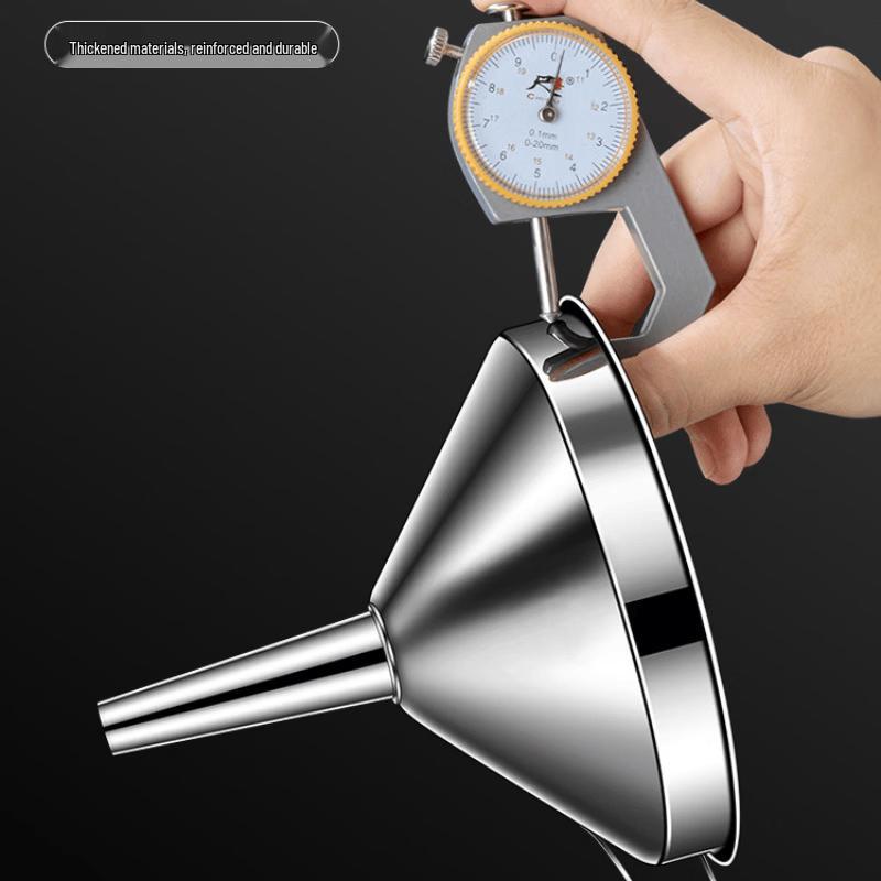 Thickened Food Grade Stainless Steel Funnel Set