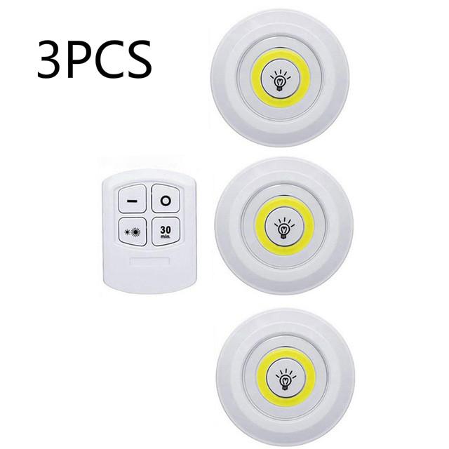 3PC LED SMD Light Battery Operated With Remote Control Under Kitchen Cabinet 3PC LED SMD Light Battery Operated With Remote Control Under Kitchen Cabinet