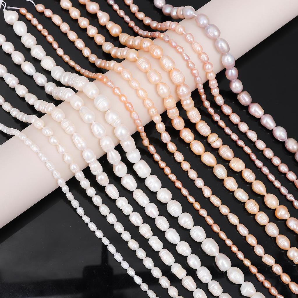 10-75Pcs Natural Freshwater Pearls For DIY Necklace Bracelet Earrings Jewelry Making