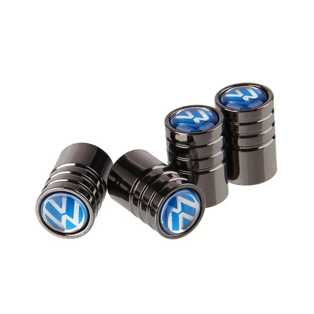

For VW New 4PCS Anti-rust Car Wheel Tyre Tire Valve Stem Caps Cover For Volkswagen Rline GTI Golf Bora Scirocco POLO Sharan Sa
