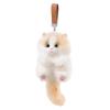 Cute Plush Cat Doll Pendant Keychain Girl Backpack Doll Pendant Simulated Animal Stuffed Toy Couple Bag Hanging Decorative Gift