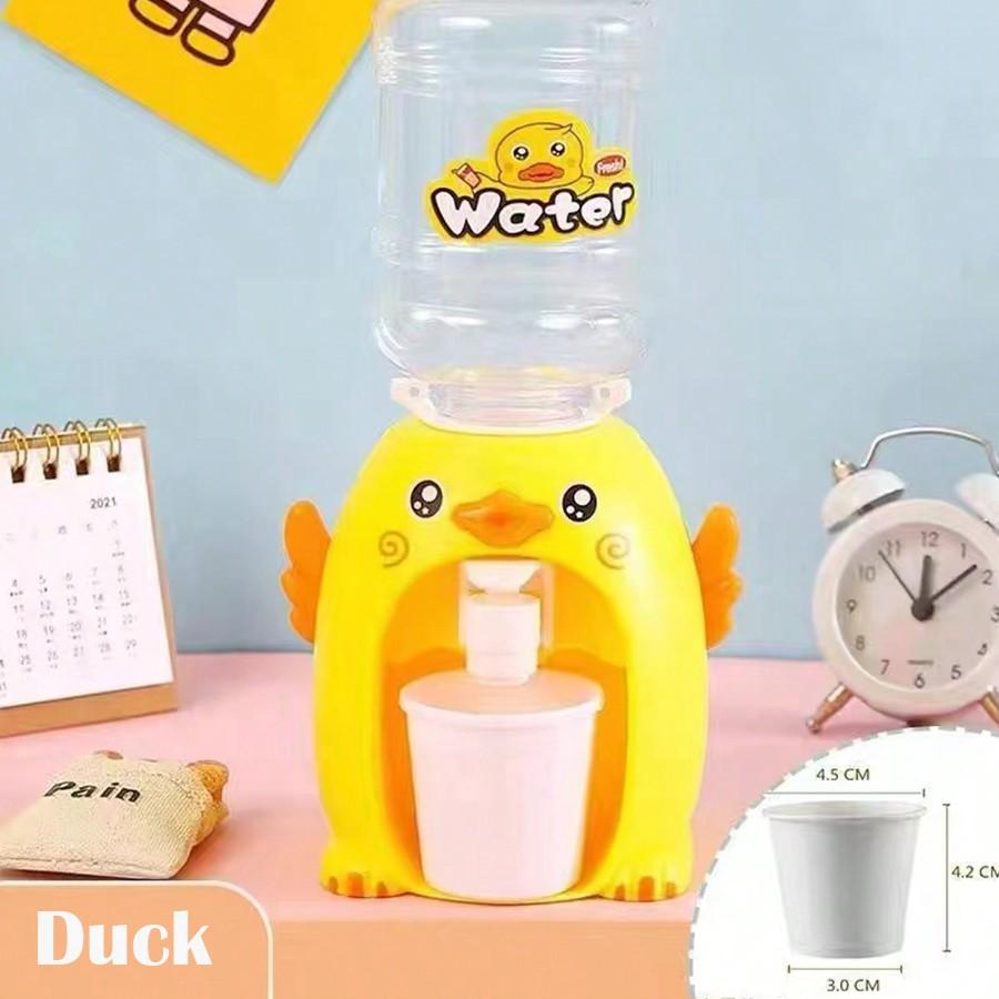 Fun Mini Water Dispenser Toy Real Water Outlet Simulation Kitchen Playhouse Toy Interactive Pretend Play Game for Kids