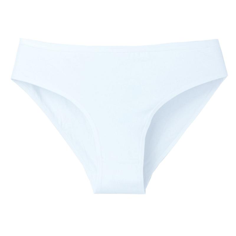Underpants for Women Low Waisted Briefs with Black Fungus Edges Cute Simple Cotton Breathable Triangle Underwear Panties