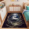 Majestic Unicorn in Enchanted Forest Patterned carpet, suitable as a non slip play mat for the living room and bedroom sofa