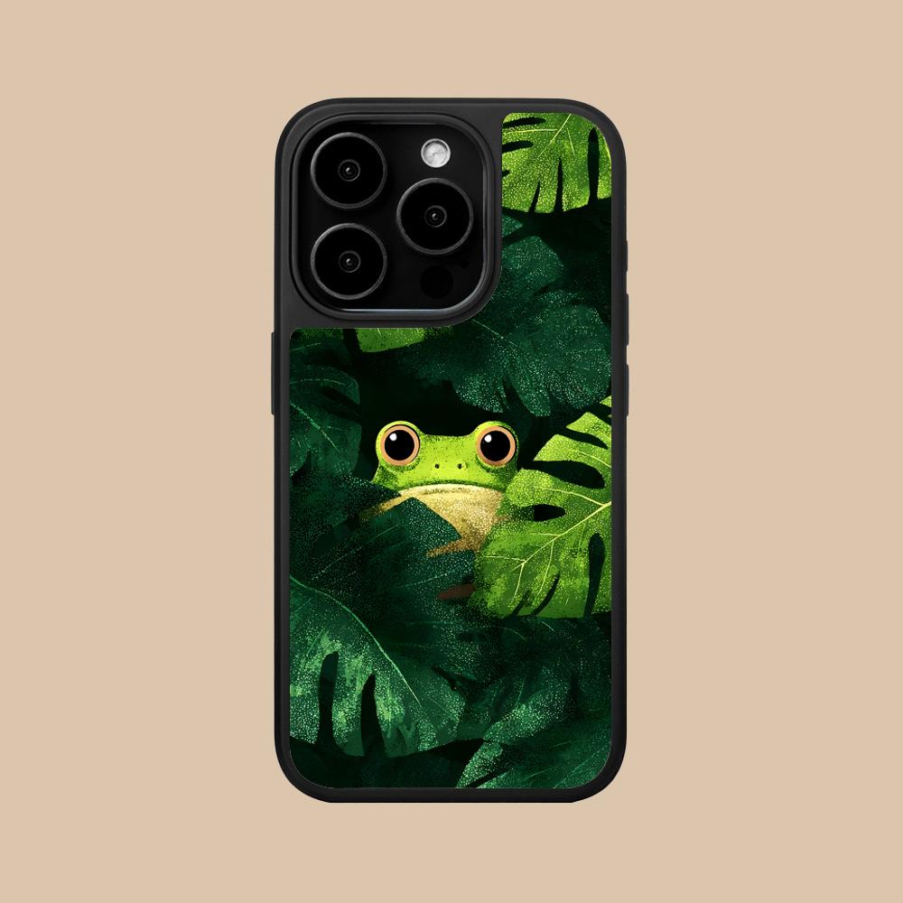 

Kawaii Frog Phone Case for iPhone 17 16 15 14 13 12 11 Air Pro Max Plus Matte Surface Cover iPhone 11