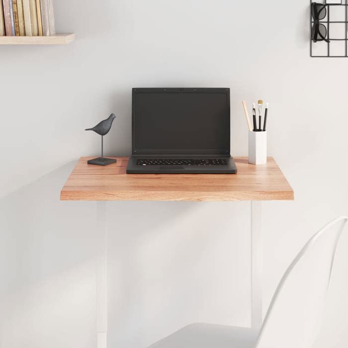 VidaXL Dessus de table marron clair 60x40x2 cm bois chêne traité 3156344