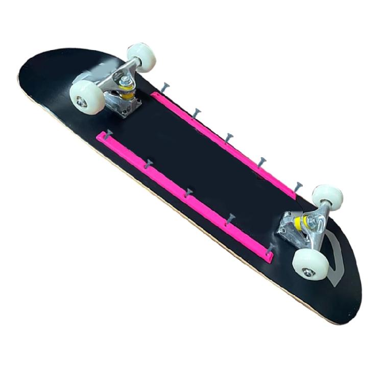 Shockproof Skateboard Guard Strips Colorful Skateboard Edge Protectors for Personality Skate Decks