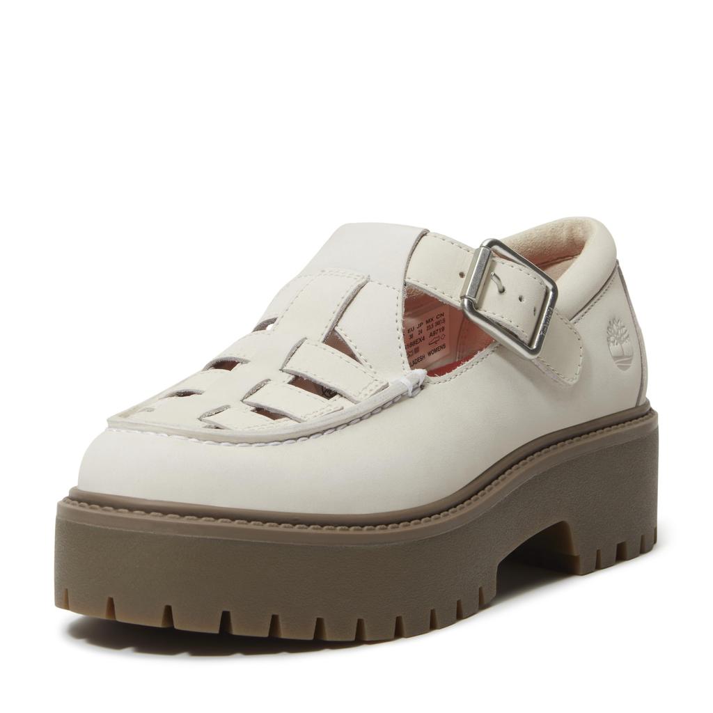 Timberland Stone Street Buckle Natural Size Shoes, Women's, TB0A4188EX41, Nubuck, 6.0 / 23.0cm