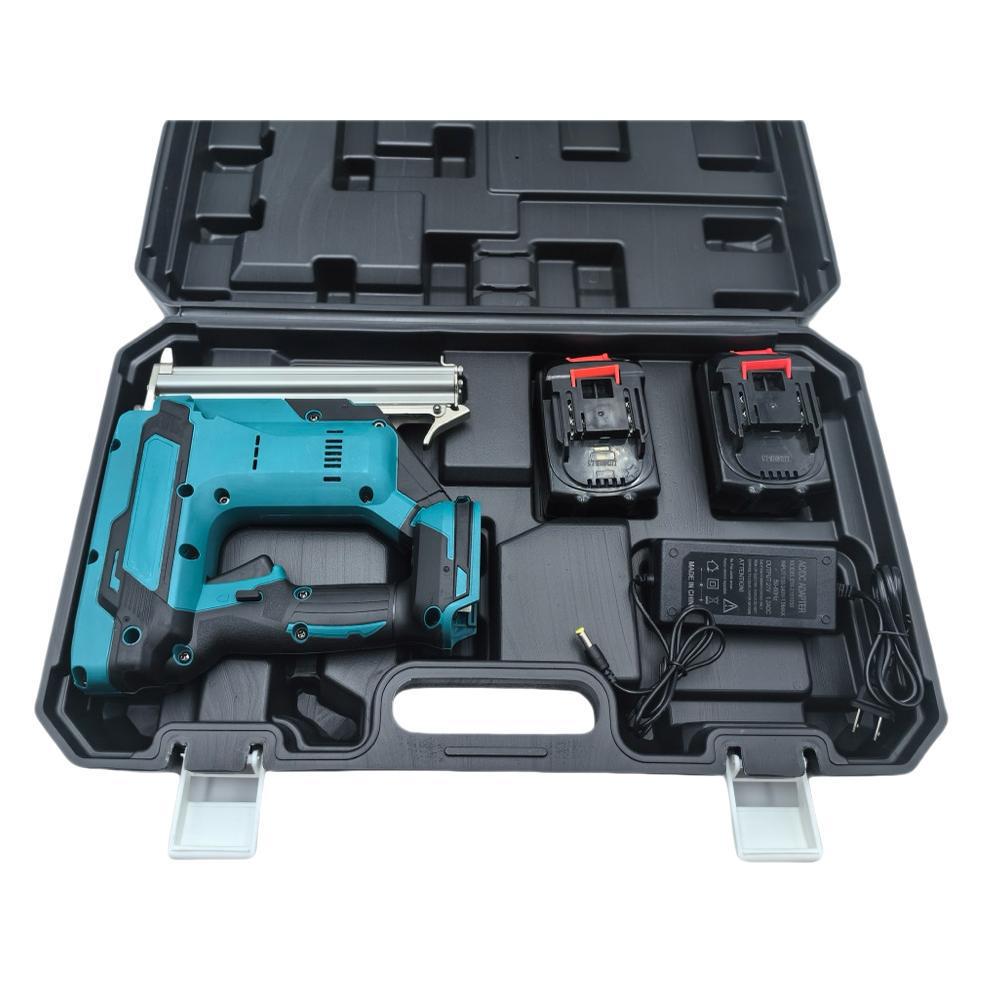 Lithium Battery Wireless Electric Nail Gun, Automatic Woodworking Brad Nailer 1022J