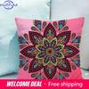 Mandala Style Decorative Pillowcases for Pillows Chair Cushion Cover xcm Fall Decor Pillowcase  Short Plush Pillow Hugs